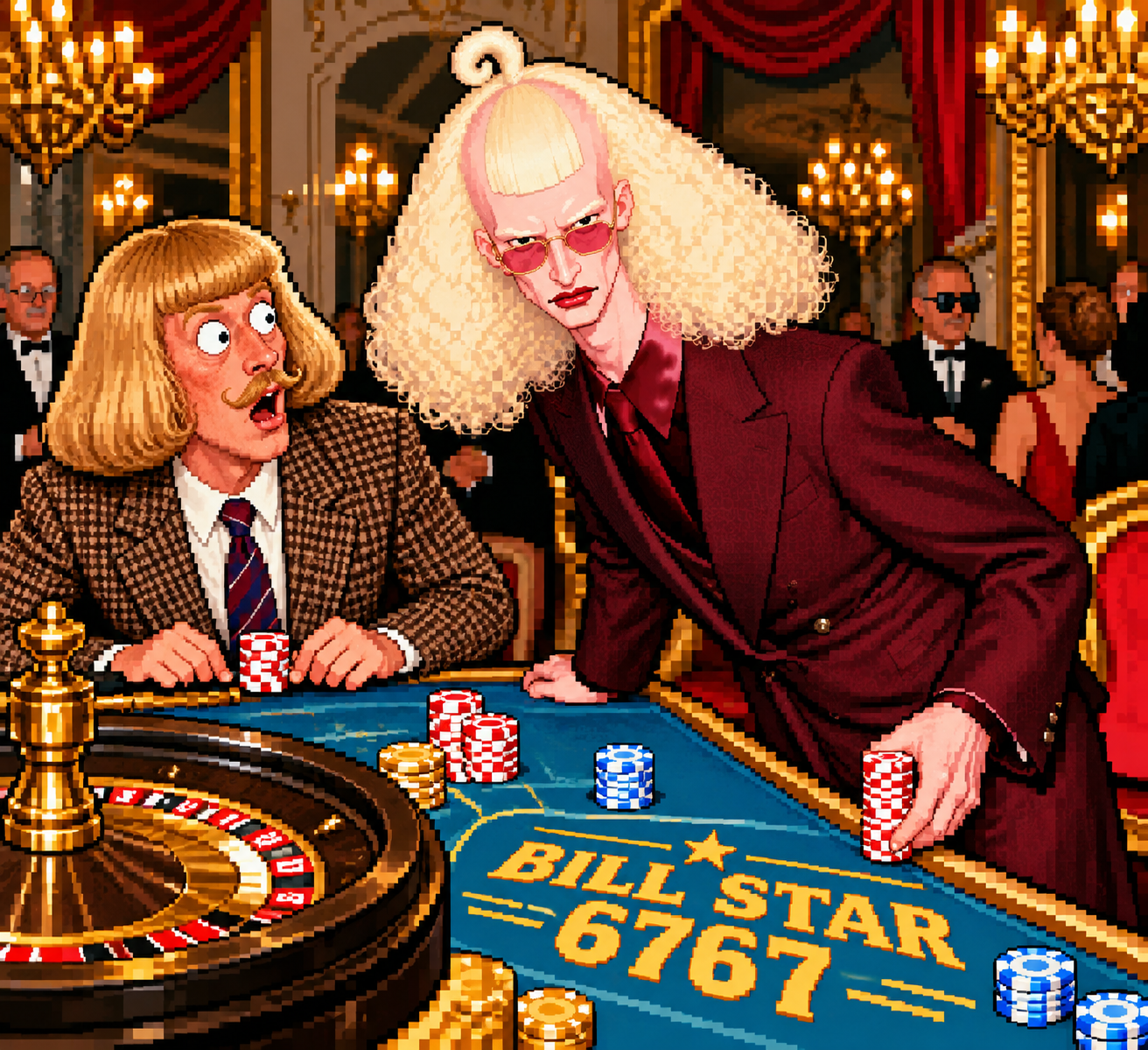 ₿ill Smith at the casino table